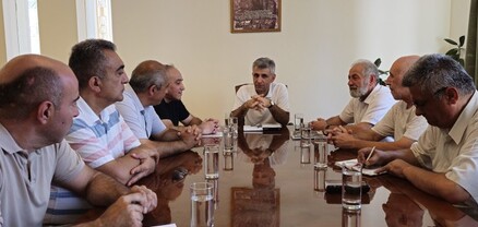 Արցախի ԱԺ նախագահը հանդիպել է ԱՀ Հանրային խորհրդի մի խումբ անդամների հետ