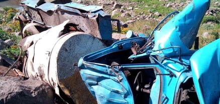 «GAZ» մակնիշի ավտոմեքենան գլորվել է ձորը