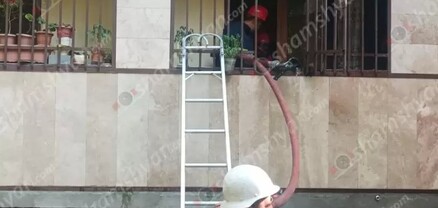 Պատշգամբում տեղադրված գազաբալոնից կրակ է առաջացել և հրդեհ է բռնկվել․ shamshyan.com