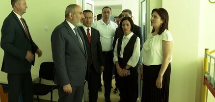 Շոգ ա,մի քանի հատ կոնդիցիաներ դնենք․ Փաշինյանը՝ Մեղրիի մանկապարտեզում