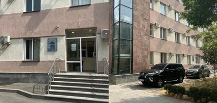 Դատական դեպարտամենտի մոտ մեքենաները կայանված են մգեցված ապակիներով