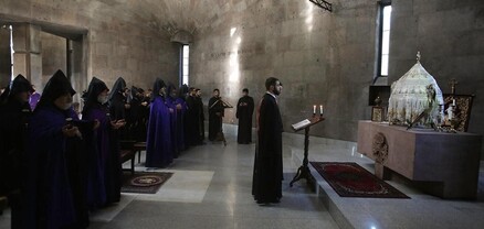 Ամենայն Հայոց Կաթողիկոսի հանդիսապետությամբ տեղի է ունեցել Ձիթայուղի օրհնության կարգ