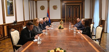 Նախագահ Վահագն Խաչատուրյանն ընդունել է Իտալիայի նախկին վարչապետ Ռոմանո Պրոդիին