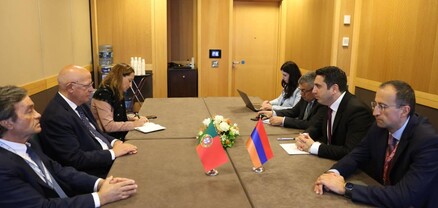 Ալեն Սիմոնյանը Պորտուգալացի գործընկերոջ հետ քննարկել է ԼՂ հայերի իրավունքների կոպիտ ոտնահարման խնդիրները