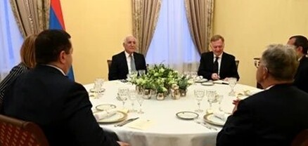 Վահագն Խաչատուրյանն աշխատանքային ընթրիք է ունեցել Ռոմանո Պրոդիի հետ