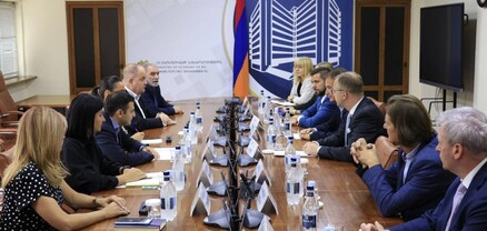 Էկոնոմիկայի փոխնախարարը ԳԴՀ ներկայացուցչի հետ քննարկել է գինեգործական արտադրանքի իրացման հարցեր