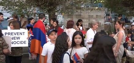 Բողոքի ակցիա՝ ՄԱԿ-ի գրասենյակի դիմաց․ ՈւՂԻՂ