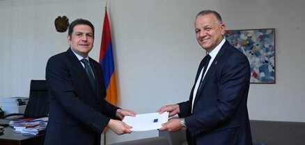 ՀՀ-ում ԵՄ պատվիրակության նորանշանակ ղեկավարն իր հավատարմագրերի պատճենն է հանձնել ՀՀ ԱԳ նախարարի տեղակալին