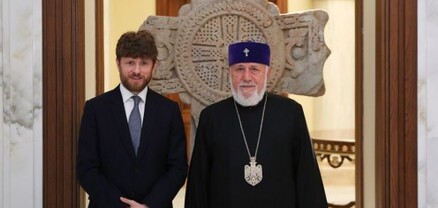 Ամենայն Հայոց Կաթողիկոսն ընդունել է ՀՀ-ում Ֆրանսիայի նորանշանակ դեսպանին