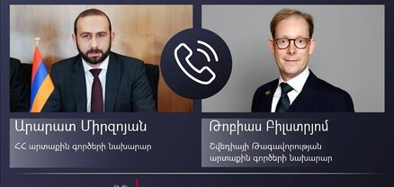 Արարատ Միրզոյանը Թոբիաս Բիլստրյոմի հետ զրւյցում քննարկել է Հարավային Կովկասում առկա անվտանգային իրադրությունը