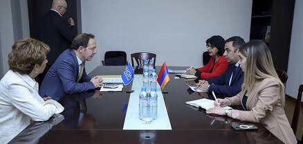 Վահե Գևորգյանն ընդունել է Միգրացիայի միջազգային կազմակերպության տարածաշրջանային տնօրեն Մանֆրեդ Պրոֆազիին