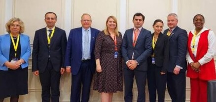Հակոբ Արշակյանը ՄԹ պատվիրակությանն է ներկայացրել Հայաստանի կողմից առաջ քաշվող «Խաղաղության խաչմերուկի» գաղափարը