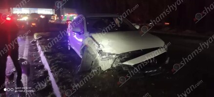 «Հյուսիսային» ավտոկայանի հարևանությամբ բախվել են Mazda 6-ն ու Nissan X-Trail-ը. shamshyan.com