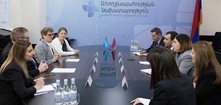 Արմեն Գասպարյանն ընդունել է ԱՀԿ հայաստանյան գրասենյակի ղեկավարին