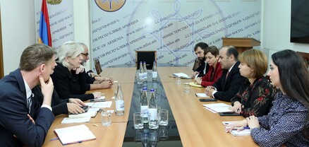 Նարեկ Մկրտչյանն ընդունել է ԵԽ մարդու իրավունքների հանձնակատար Դունյա Միյատովիչին