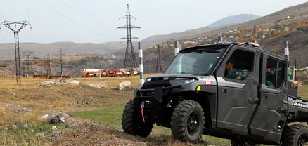 Փորձարկվել են Փրկարար ծառայությանը տրամադրված ամենագնացների հնարավորությունները