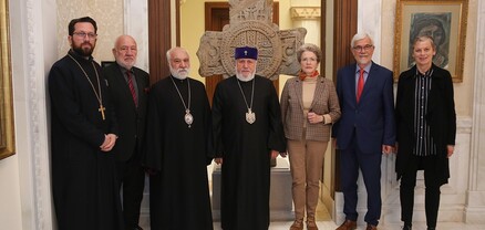 Հովվապետը իր գնահատանքը հայտնեց Գերմանական Կարմիր Խաչին այս դժվարին օրերին ցուցաբերած աջակցության մասին