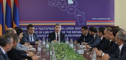 ՀՀ ՏԿԵ նախարար Գնել Սանոսյանը խորհրդակցություն է անցկացրել Լոռու մարզպետարանում