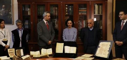 Մատենադարանն արժեքավոր ձեռագրերով համալրելու համար պարգևատրվել է Տեր Ներսես ավագ քահանա Ներսիսյանը