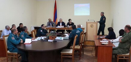 Սյունիքի մարզում անցկացվել է հրամանաշտաբային ուսումնավարժություն