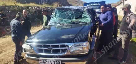 Ford Explorer-ը «Սարի խաչ» տարածք բարձրանալիս կողաշրջվել է. կա վիրավոր. shamshyan.com