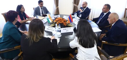 Էկոնոմիկայի նախարարը հանդիպել է Հնդկաստանի դեսպանի հետ
