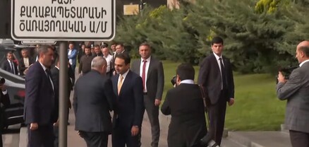 Ինչպես Տիգրան Ավինյանը դիմավորեց Նիկոլ Փաշինյանին