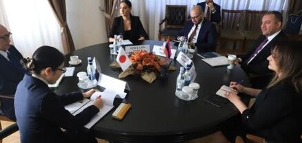 Վահան Քերոբյանը Ճապոնիայի դեսպանին ներկայացրել է Հայաստանում «չոր նավահանգստի» կառուցման նախագիծը