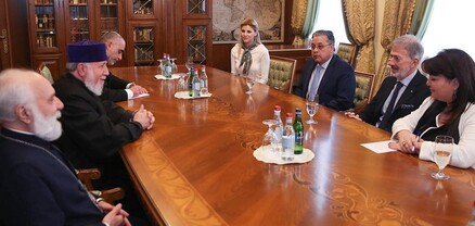 Կաթողիկոսն ընդունել է Արգենտինայում հրեական կազմակերպությունների պատվիրակության նախագահին