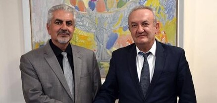 Հանդիպել են ԿԳՄՍ նախկին նախարարը և Արցախի պետհամալսարանի ռեկտորը