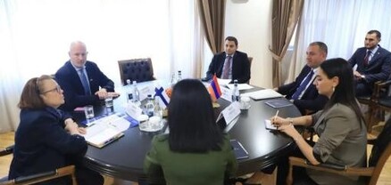 Քերոբյանը Ֆինլանդիայի դեսպանին է ներկայացրել «Խաղաղության խաչմերուկ» նախագիծը