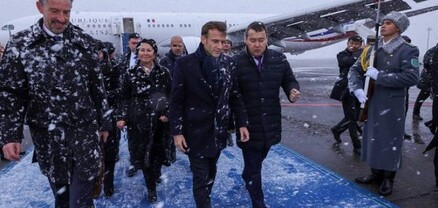 Մակրոնը ժամանել է Ղազախստան