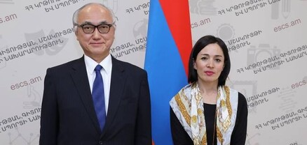Ժաննա Անդրեասյանը հրաժեշտի հանդիպում է ունեցել ՀՀ-ում Ճապոնիայի արտակարգ և լիազոր դեսպանի հետ