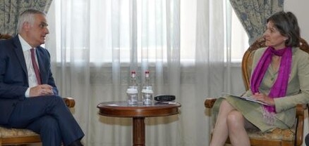 Փոխվարչապետ Մհեր Գրիգորյանը հրաժեշտի հանդիպում է ունեցել ԵԽ հայաստանյան գրասենյակի ղեկավարի հետ