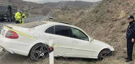 Ոստիկանության ծառայողը Mercedes-ով Մալիշկա գյուղի վարչական տարածքում բախվել է ճանապարհի ցուցանակին. վիրավորների մեջ կան երեխաներ. shamshyan.com