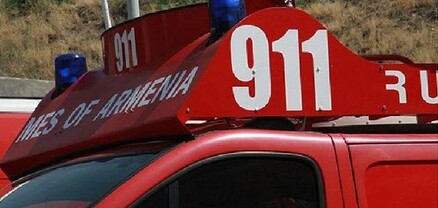 Մեդովկա գյուղում այրվում է խոտածածկույթ