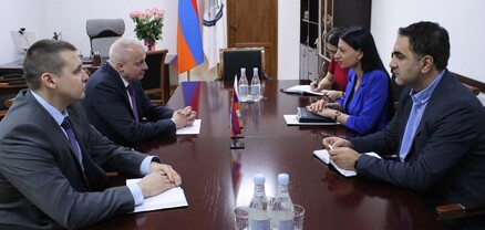 Անահիտ Մանասյանն ընդունել է ՀՀ-ում Ռուսաստանի Դաշնության արտակարգ և լիազոր դեսպան Սերգեյ Կոպիրկինին