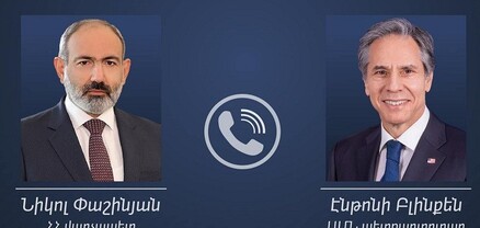 Բլինքենը հեռախոսազրույցներ է ունեցել Փաշինյանի և Ալիևի հետ
