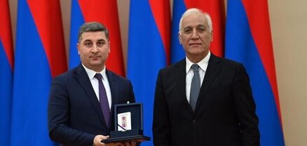 Գնել Սանոսյանը պարգևատրվել է «Հայրենիքին մատուցած ծառայությունների համար» 2-րդ աստիճանի շքանշանով