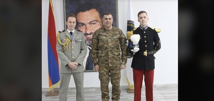 Ֆրանսիացի կուրսանտը ավարտել է իր ուսումնառությունը Վ․ Սարգսյանի անվան ռազմական ակադեմիայում