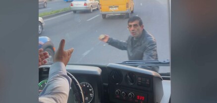 Տղամարդը սպառնում է քարով ջարդել ավտոբուսը. միջադեպ՝ Մյասնիկյան պողոտայում