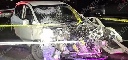 Արմավիրի մարզում բախվել են Chevrolet-ը, Nissan Tida-ն և Honda-ն․ վերջինը հայտնվել է ձորում. կան վիրավորներ․ shamshyan.com