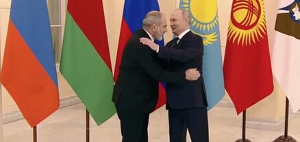 Փաշինյանը և Պուտինը Սանկտ Պետերբուրգում ջերմ ողջունել են միմյանց