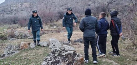 Փրկարարները դուրս են հանել Նուռնուսի մոտակա ձորում հայտնված դեռահասներին
