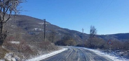 Վարդենյաց լեռնանցքում, Մարտունի-Վարդենիս, Երևան-Գառնի ավտոճանապարհներին տեղ-տեղ մերկասառույց է