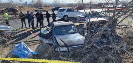 Արմավիրի մարզում բախվել են Mercedes-ն ու Toyota Camry-ն. կա 1 զոհ, 3 վիրավորներից մեկը անչափահաս է. shamshyan.com