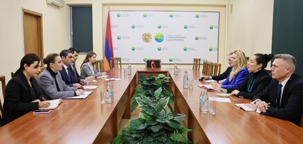 Նախարար Հակոբ Սիմիդյանն ընդունել է Տատյանա Մոլչանի գլխավորած պատվիրակությանը
