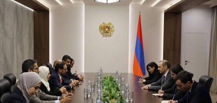 Արմեն Գրիգորյանը ԱՄԷ պատվիրակությանն է ներկայացրել «Խաղաղության խաչմերուկի» նախագիծը