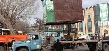 Գյումրիում տաղավար-կրպակներ են ապամոնտաժվել