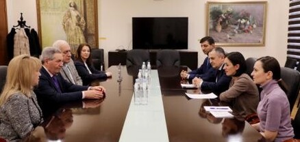 Ժաննա Անդրեասյանն ընդունել է Սուսերամարտի եվրոպական կոնֆեդերացիայի նախագահ Ջեորջիո Սկարցիոյին